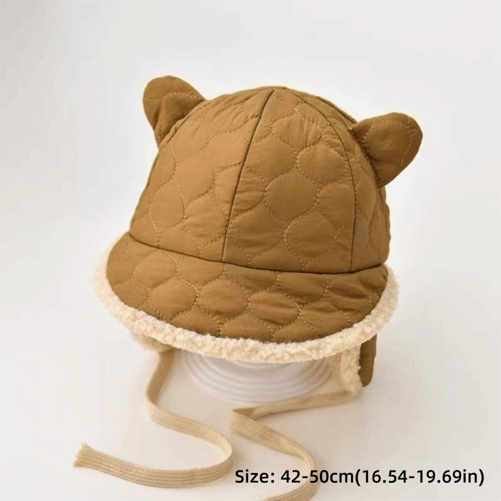 Thickened Toddler Earmuffs Beanie Ear Protection Lamb Fleece Warm Cap Cute Children's Hats