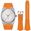 Для Tissot PRX T137.407/T137.410 Силиконовый ремешок с быстрой заменой Super Player 40 мм Мужской Выпуклый Резиновый Ремешок Браслет для Часов 12 мм