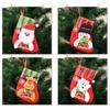 Lovely Hanging Socks New Year Decoration Candy Bag Christmas Ornament Xmas Tree Decor Stockings