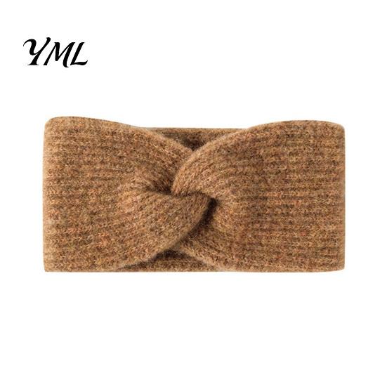 Wide Headband for Winter Sports Women Headband, Twist Knot Knitted Thick Warm Ear Knit Travel Warmers, Cozy Head Wrap Cold Weather Autumn Accessories