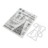 Transparent Stamp Safe Healthy Unique Clear Pattern Easy Convenient Wide Application Clear Stamp