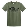 Evolution of goal keeper tshirt funny mens football goals retro top tee