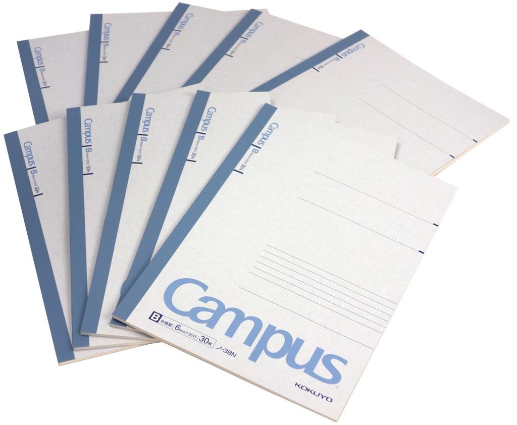 KOKUYO Campus Note 6 30 Sheets Set No-3BN10 No. (Semi-B5) B-lined 10-book