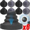 6/1PCS Car Door Shock Absorber Cushion Silicone Pad Universal Gasket Trunk Sound Insulation Pad Shockproof Pad Sticker Accessory