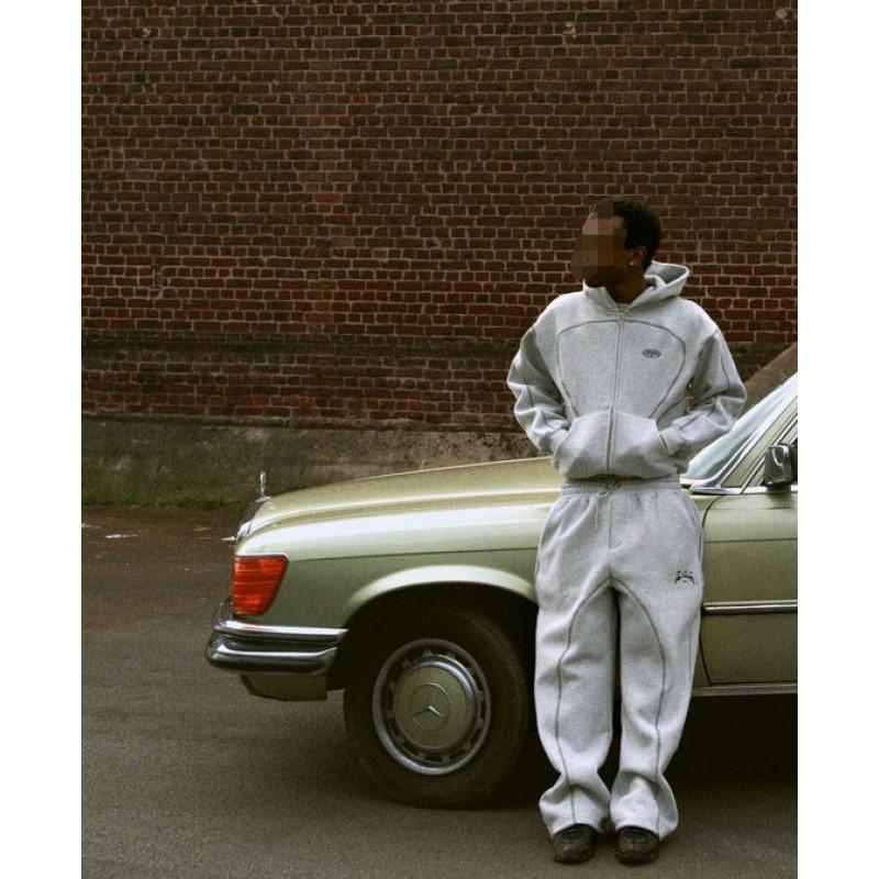 Y2K Letter Print Hoodie Tracksuit Streetwear Loose Fit Men Women