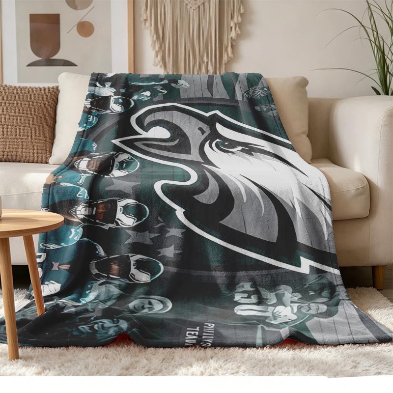 Philadelphia Eagles Soft and comfortable flannel Suitable for sofas living rooms outdoor camping travel and also makes a great anniversary gif
