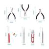 8 Pcs/set of Jewelry Tools Jewelry Making Pliers Multifunctional DIY Handmade Scissors Tweezers Household Portable Hardware Set