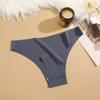 FINETOO Women Seamless and Traceless Panties Solid Color Underwear Soft and Comfortable Lingerie 12 Colors