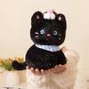 with Cream Cake Black Cat Plush Toy PP Cotton Meow Meow Plush Toys  Festive Decor