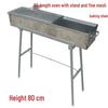 Portable Stainless Steel Charcoal BBQ Grill