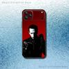 Чехол для телефона M-Marilyn M-Manson для iPhone 17,16,15,14,13,12,11,Pro Max,XSX,,XR,SE,Mini,8,7, Мягкий силиконовый черный чехол