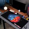 1PC Custom Name Music Fire Ice Mouse pad, keyboard and mouse desk pad, for computer notebook  Birthday Gift For Any Room Or Office