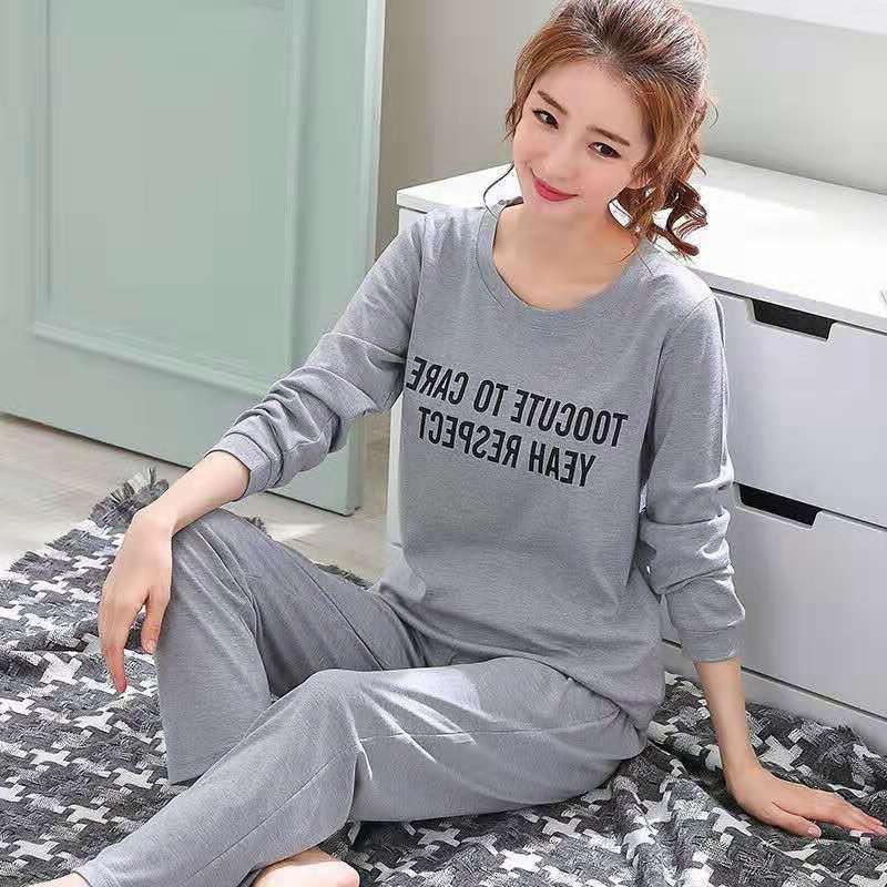 2 шт./компл. женские ночные рубашки с принтом, пижамный комплект, модный весенне-осенний комплект с круглым вырезом и длинными рукавами с героями мультфильмов