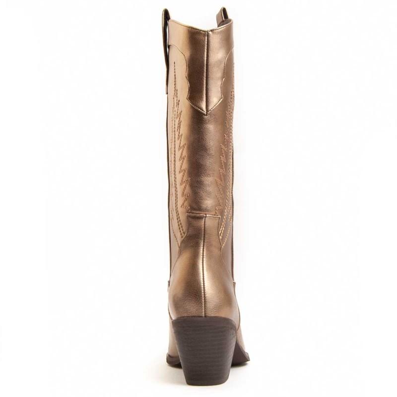 Bota De Tacón Para Mujer. Montevita Tejan2 96673