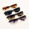 Men's Simple Square Frame Driver Sunglasses