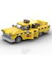 447 деталей Новый MOC Модель автомобиля Серия фильмов Такси на шоссе DIY Креативный Образовательный Детский Конструктор Подарок