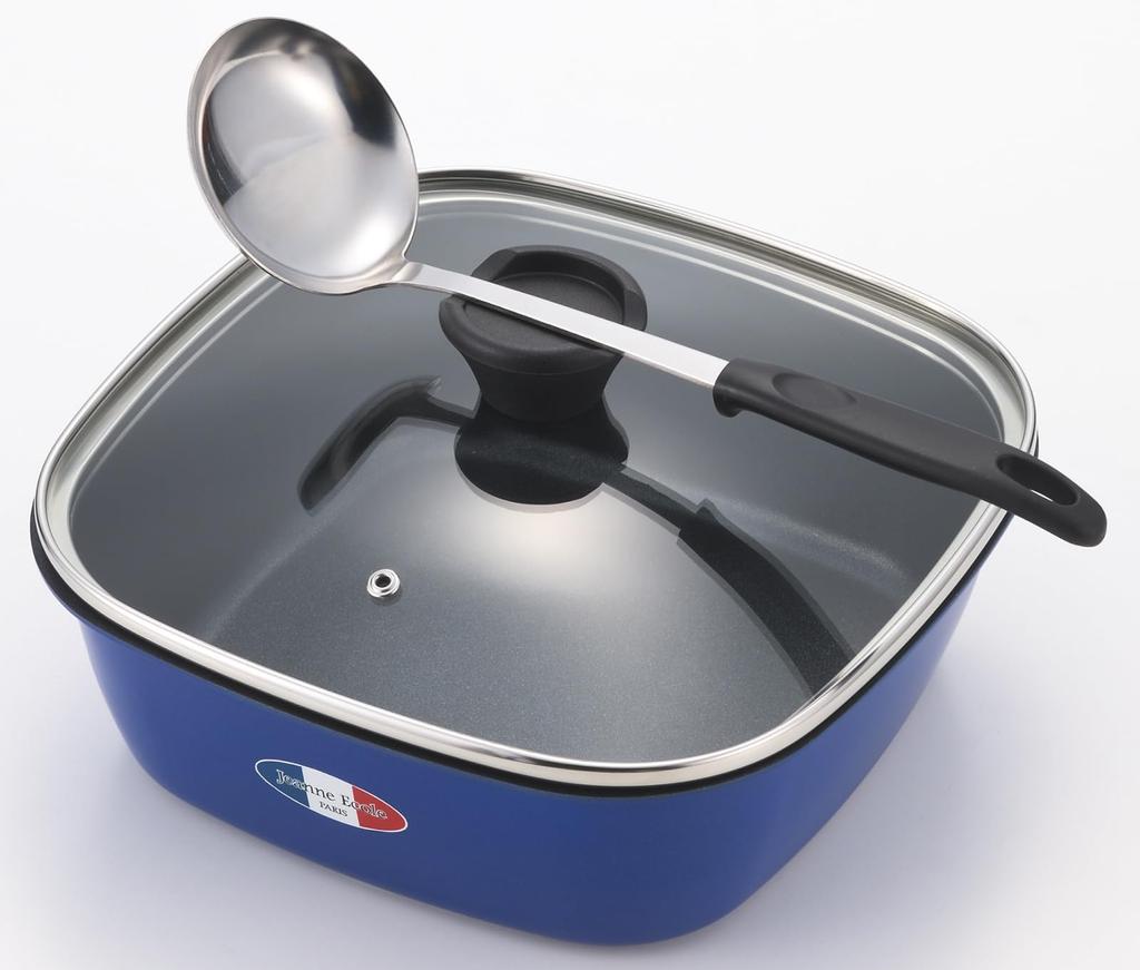 Жанна Эколь Съемная ручка Квадратная кастрюля 24см JE-126