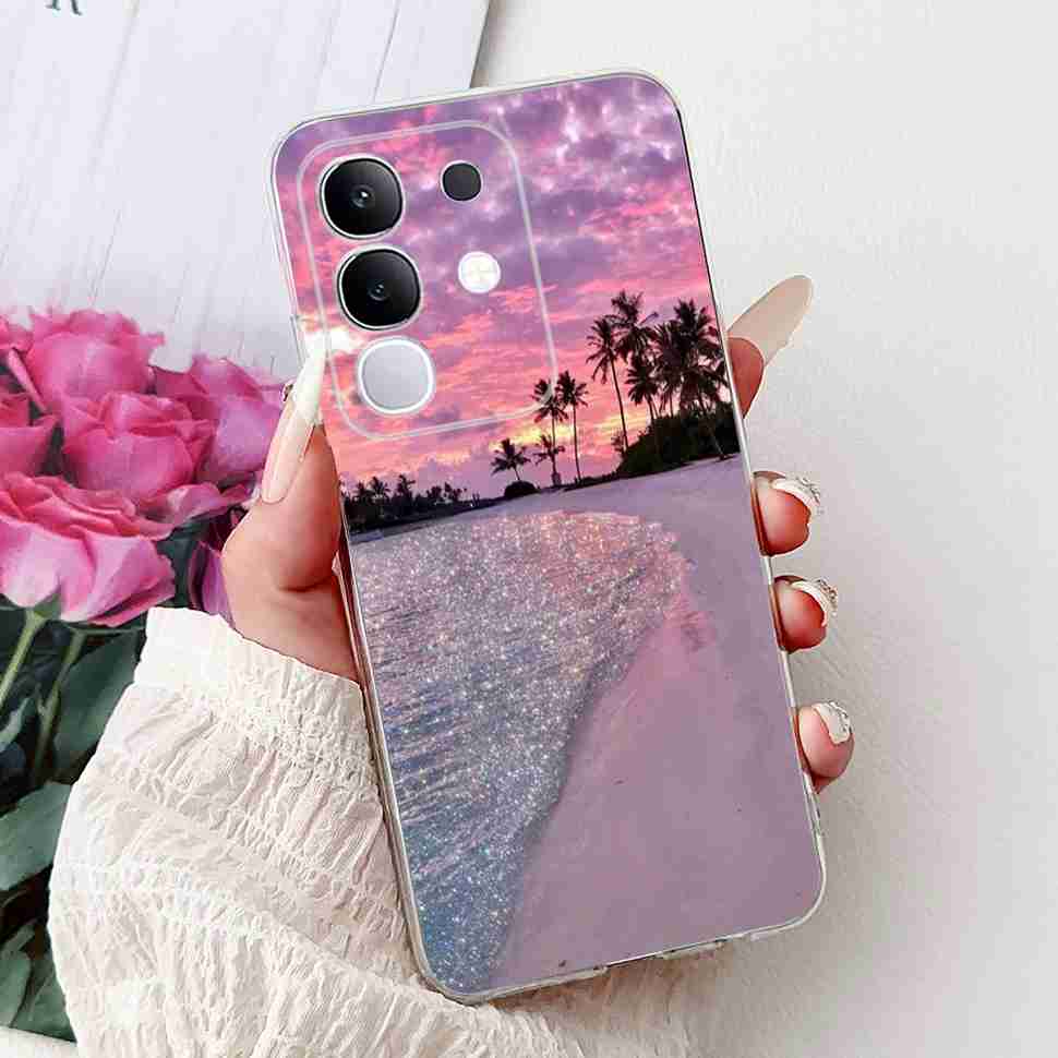 For Vivo Y29 4G Case Cute Couple Cat Butterfly Cover Soft Silicone Phone Cases For Vivo Y 29 Y29 4G Fundas Coque 6.68"