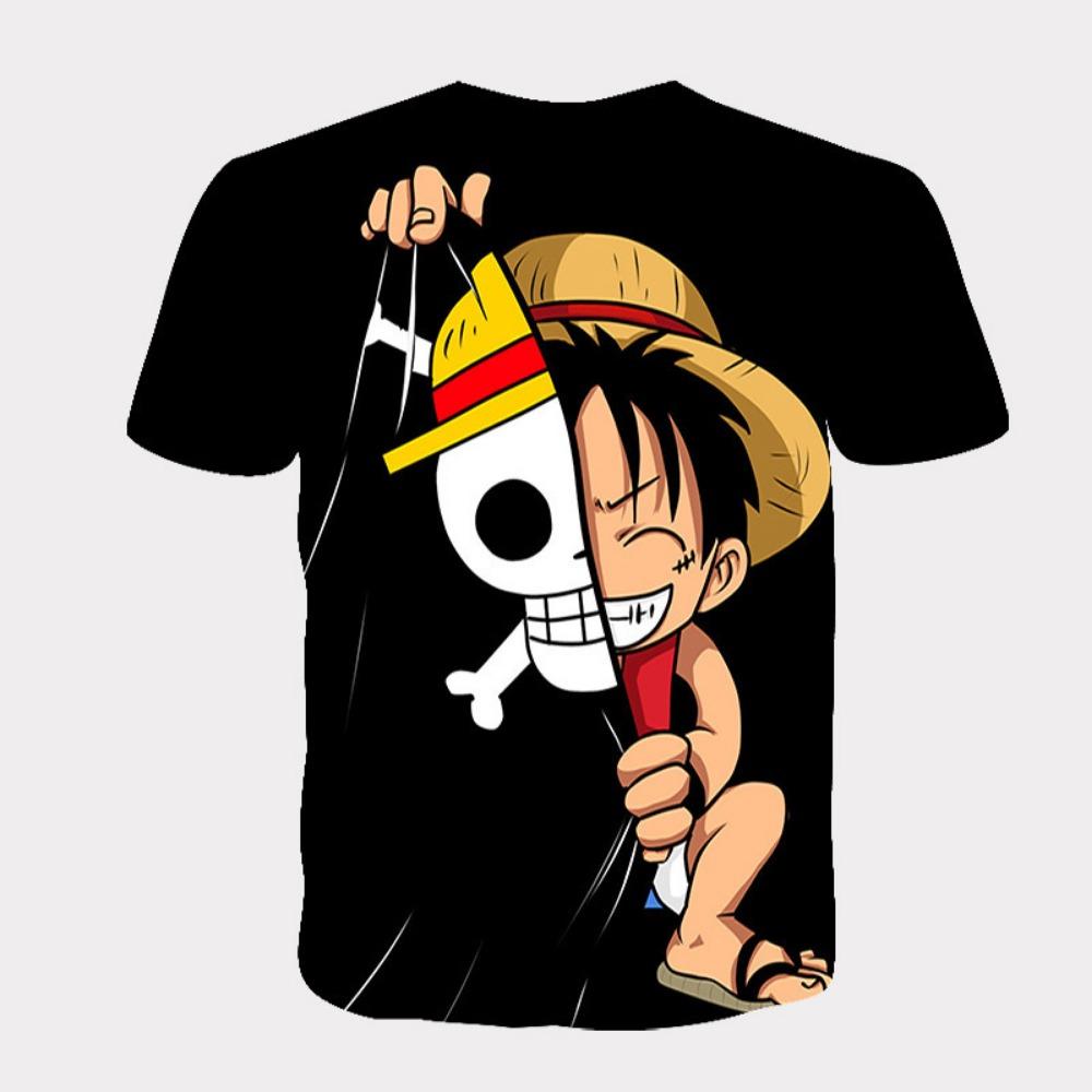 10 Colors Funny Cartoon ONE PIECE Anime T Shirts Cool Men's Tshirt O Neck Casual Unisex Streetwear Fashion Tee Camisetas Ropa Hombre
