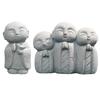 Felimoa Jizo Mini Stone Monument, Small Figurine, Waterproof Amulet, Set of 2