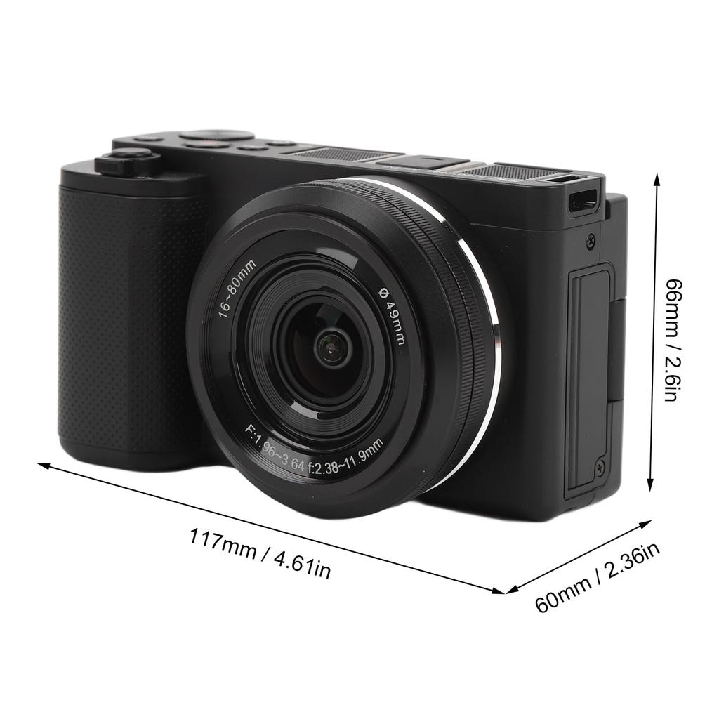 Беззеркальная видеокамера G930 64 Мп, 5K 30 кадров/с, 4K 60 кадров/с, с вращающимся управлением зумом 5x оптический, 15x гибридный фокус, / для влогинга, 3,2-дюймовый сенсорный экран, зум,