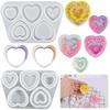 DIY Heart Shape Mold Silicone Epoxy Resin Molds Jewelry Tool Jewelry Accessories