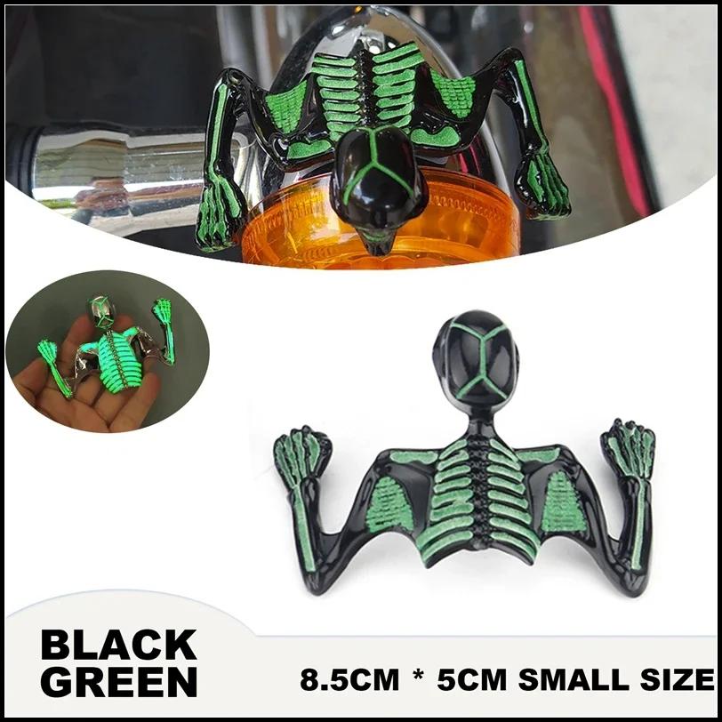 Козырек фары мотоцикла, украшение в виде черепа на шоссе, зомби, переднее крыло, стальной череп, украшение в виде скелета для аксессуаров Harley