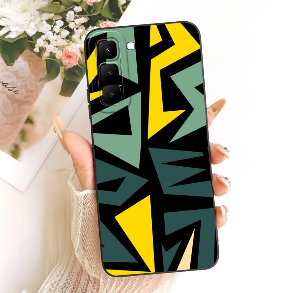 Чехол для Infinix Hot 70 5G X6895 X6895B Красивая Девушка Подсолнухи Рисованный Чехол Мягкий ТПУ Чехол для Телефона Для Infinix Hot 70 Hot70 Fundas