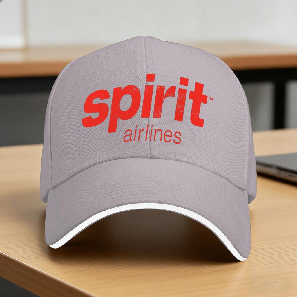 Бейсболка Spirit Airlines Y2K Милая Унисекс Мужская Тракерная Кепка Регулируемый Дизайн На Открытом Воздухе Спорт Кепка Snapback Подарок на День Рождения