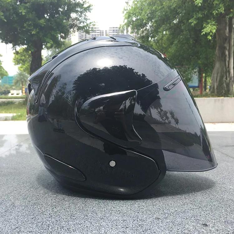 Ram3 Bright Gray Half Helmet Men and Women Motorcycle Off-Road Summer Helmet Downhill Racing Mountain Cross Casco Capacete