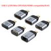 USB C To DP/Mini DP/VGA/RJ45/HD-compatible Adapter USB Type C 8K/4K/1080P Video 1000Mbps Lan Ethernet Converter for Macbook