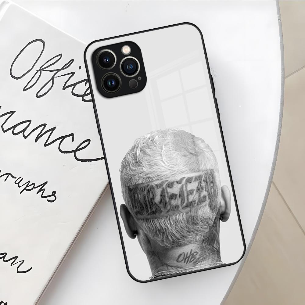 Чехол для телефона Chris Brown 11 11 Певец для Iphone 17 16 Air 15 14 12 11 13 Pro Max Mini X Xr Xs Se Puls стеклянный Чехол