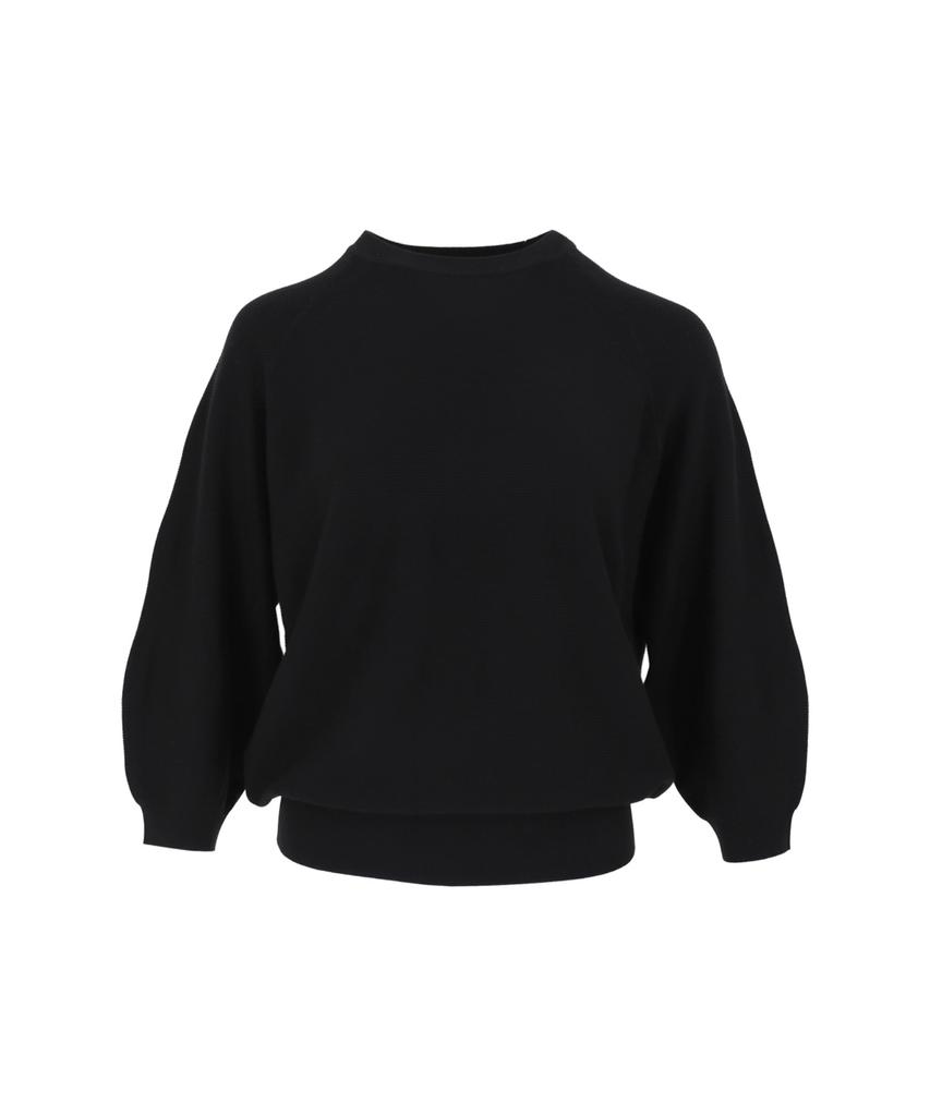 Baseukala Реглан Круглый Вырез Капри Вязаный Изделие (6colors)