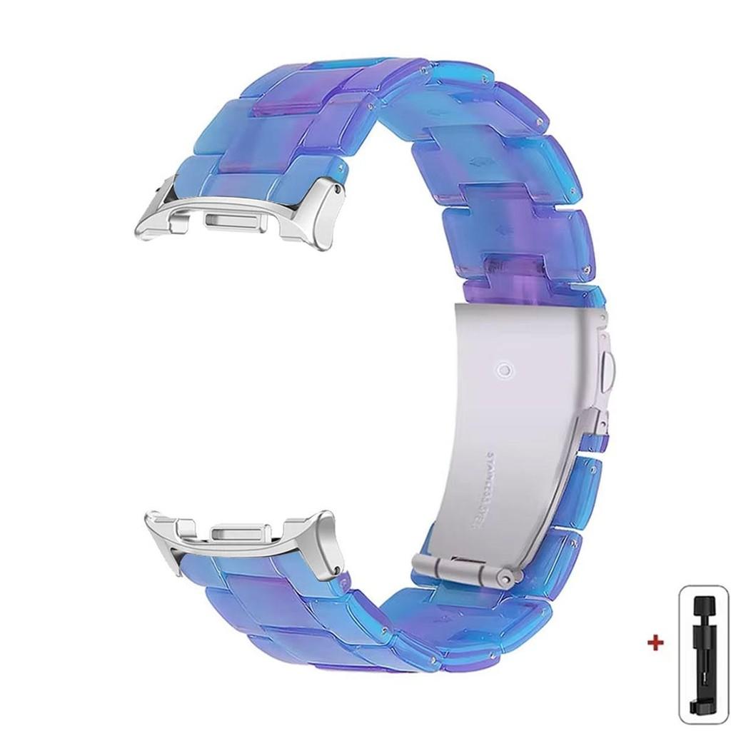 Colorful Resin Strap For Samsung Galaxy Watch 8 40mm 44mm 8 Classic 46mm Smart Watch Replacement Band For Galaxy Watch Ultra2025
