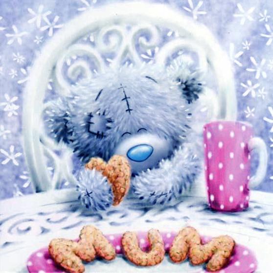 Алмазная картина Мультфильм Медведь 5D Вышивка Крестом Набор Изображение Горный Хрусталь