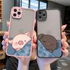 Милый розовый мультяшный чехол-свинка для iPhone 17 16 14 15 11 13 12 Pro Max Mini Для iPhone X XS XR 16 15 14 Plus Мягкие задние крышки