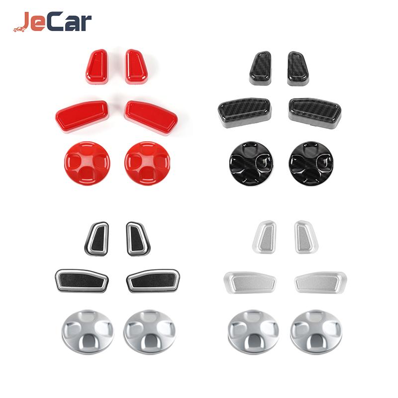 ABS Car Electric Seat Adjustment Decoration Cover Trim Sticker For Dodge Charger Durango 2011 UP/ RAM 2018 UP Car