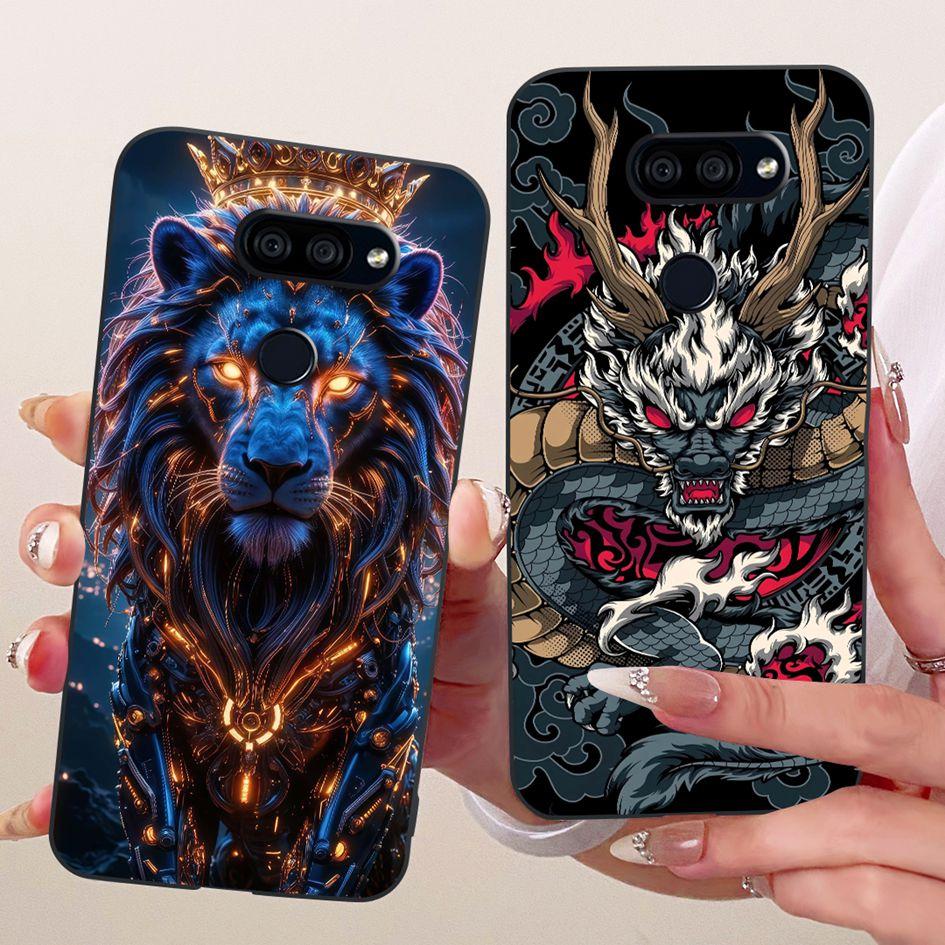 For LG K40s 2019 Case New Fashion Flower Butterfly Soft Silicone Matte Cover For LG K40s K 40s Funda on LGK40s Shockproof Bumper