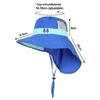 Outdoor Boy Girl Beach Cap Sun Hat Children Bucket Hats Wide Brim Cap UV Protection