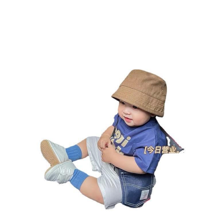 Fisherman Fashion Kids Hat Cotton Warm Bucket Style For Toddler Outdoor Hat Warm