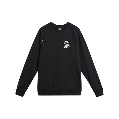 Nike Спортивная одежда Пуловер с вышитым логотипом Мужские топы Черный DD0883-010