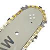 10 Inch Chainsaw Chain Replacement Guide Bar 3/8" LP Pitch .050" Gauge 40 Drive Links For Remington Sunjoe Greenwork Craftsman
