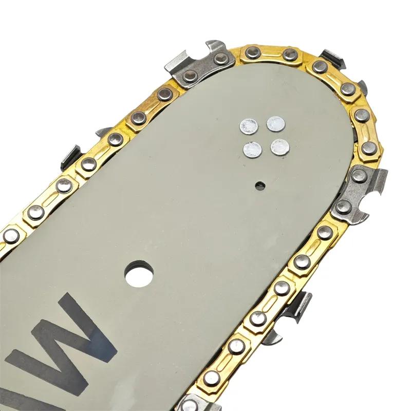 10 Inch Chainsaw Chain Replacement Guide Bar 3/8" LP Pitch .050" Gauge 40 Drive Links For Remington Sunjoe Greenwork Craftsman