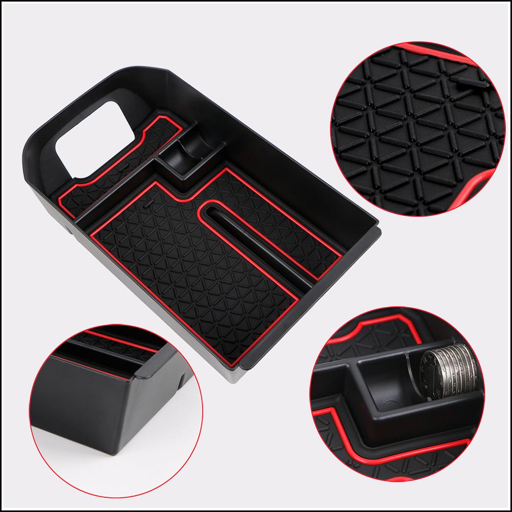 Автомобильный центральный подлокотник для хранения ящика для Ford Ranger 2012-органайзер на центральной консоли для уборки