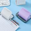 Hole Puncher Powerful 6-Hole Punch with Paper Scraps Storage Easy To Use Non-Slip Plastic Design Multifunctional B5 Loose-Leaf Book Punching Machine