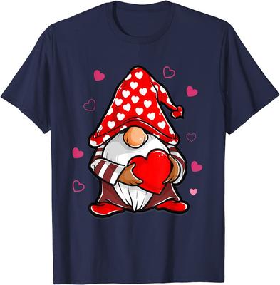Valentines Day Gnome Love Funny Gift Funny Heart Unisex T-Shirt