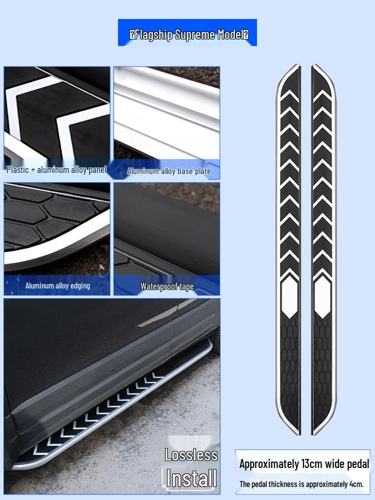 2024 Beijing BJ30 Electric Vehicle Aluminum Foot Pedals with Welcome Lights