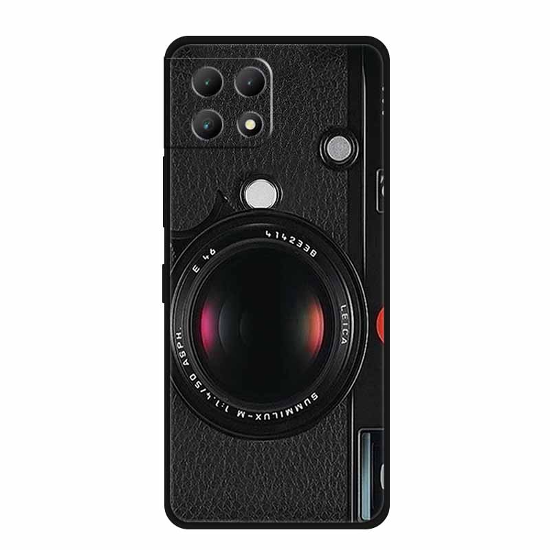 For T-Mobile REVVL 7 Case REVVL7 Black Silicone Soft Back Cover Case For T-Mobile T Phone 2 5G Phone Case Cover 6.58" TPhone2