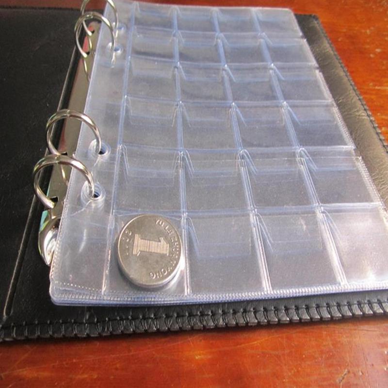 480/120 Книга для хранения монет, коллекция памятных монет, альбом, держатели для коллекции, папка-держатель для многоцветных пустых монет