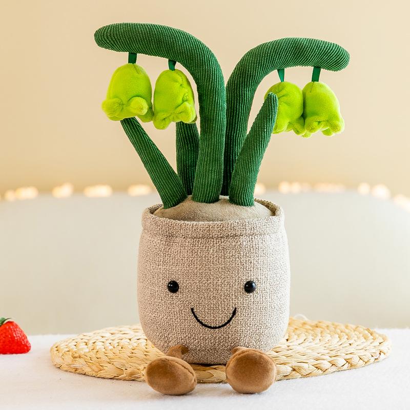 Creative Home Decor: Simulated Plants, Tulips, Succulents, Plush Dolls, Potted Flowers, Ornaments